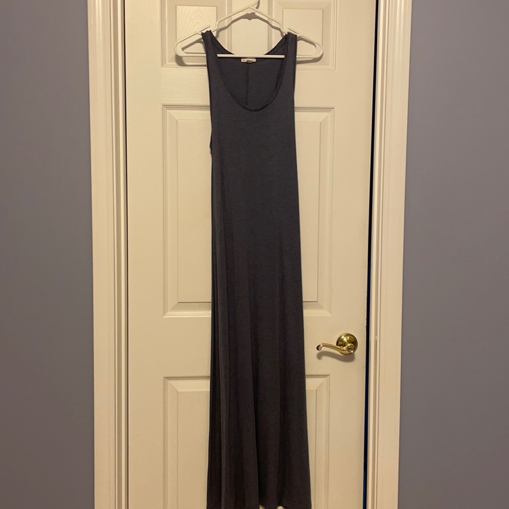 Gap Maxi dress in blue . Size small .